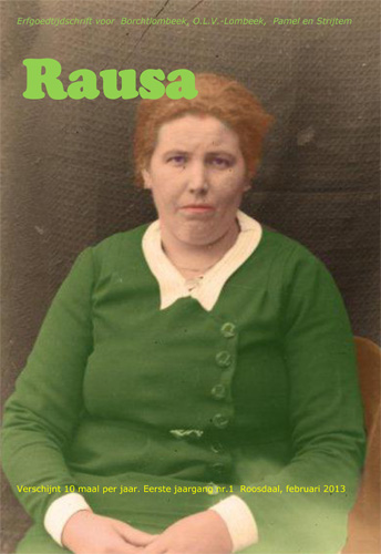 Kaft van Rausa 2013 01